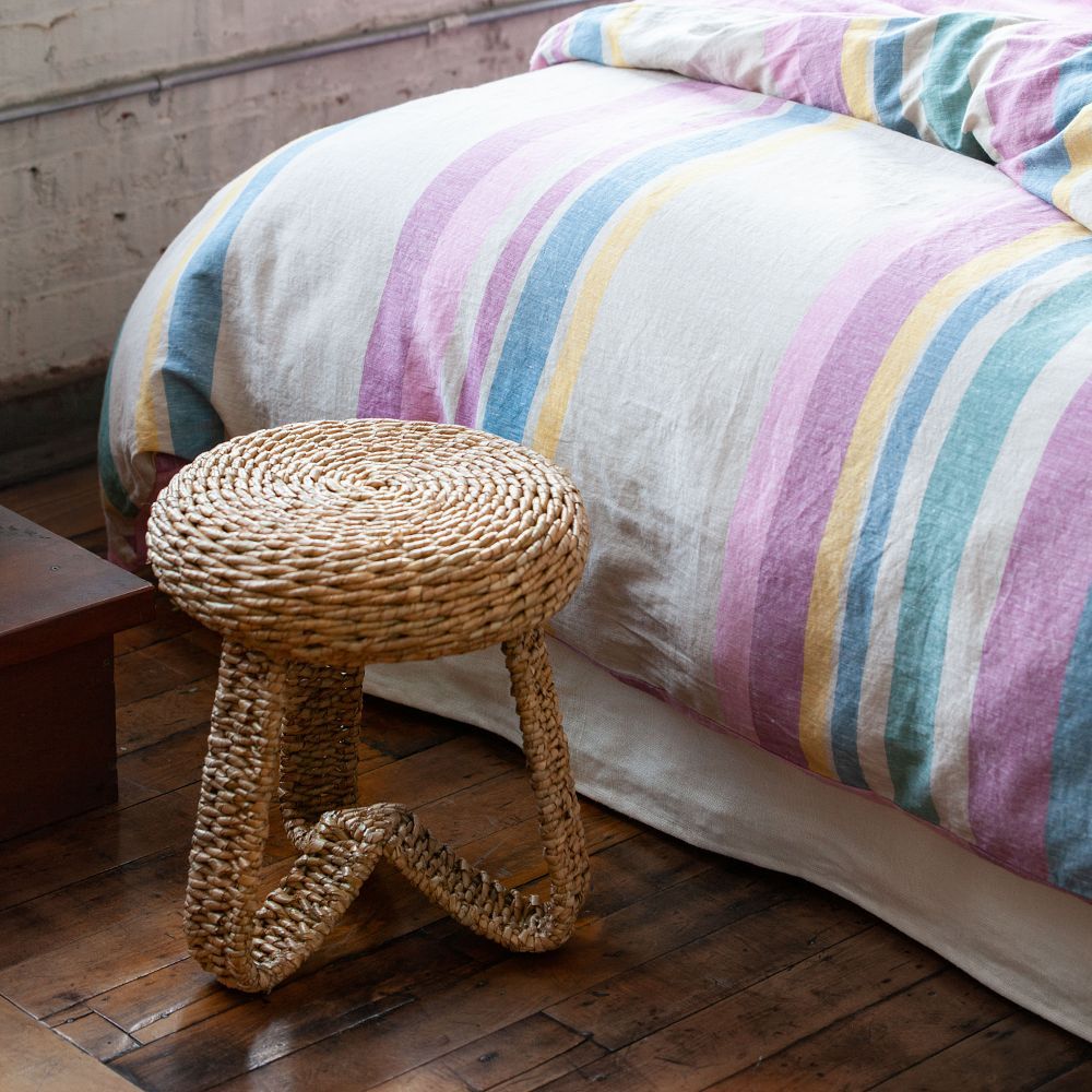 Woven Seagrass Stool | GreenRow