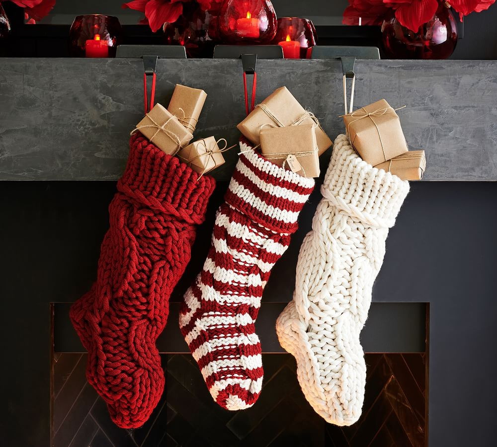 Colossal Knit Stockings | Pottery Barn (US)