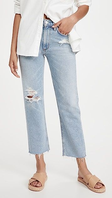 Daphne Crop High Rise Stovepipe Jeans | Shopbop