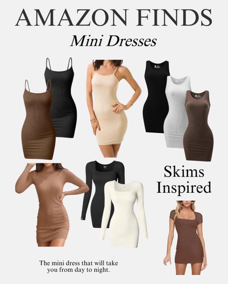 Amazon Skims dress, amazon skims inspired dupes, amazon clothing, skims, amazon fashion, affordable fashion, mini dress , mini dresses , spring dress, summer dress , fall dress, skims mini dress , skims dress amazon , amazon dress skims, skims inspired. 

#LTKfindsunder50 #LTKmidsize