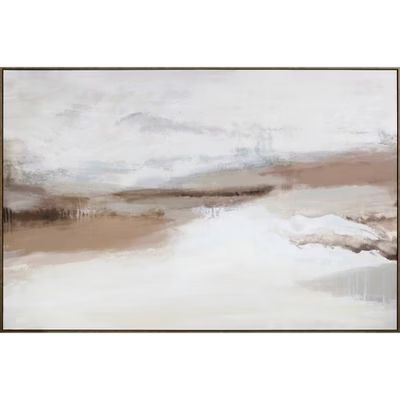 58" x 38" Abstract Horizon Framed Wall Canvas - Threshold™ designed with Studio McGee | Target