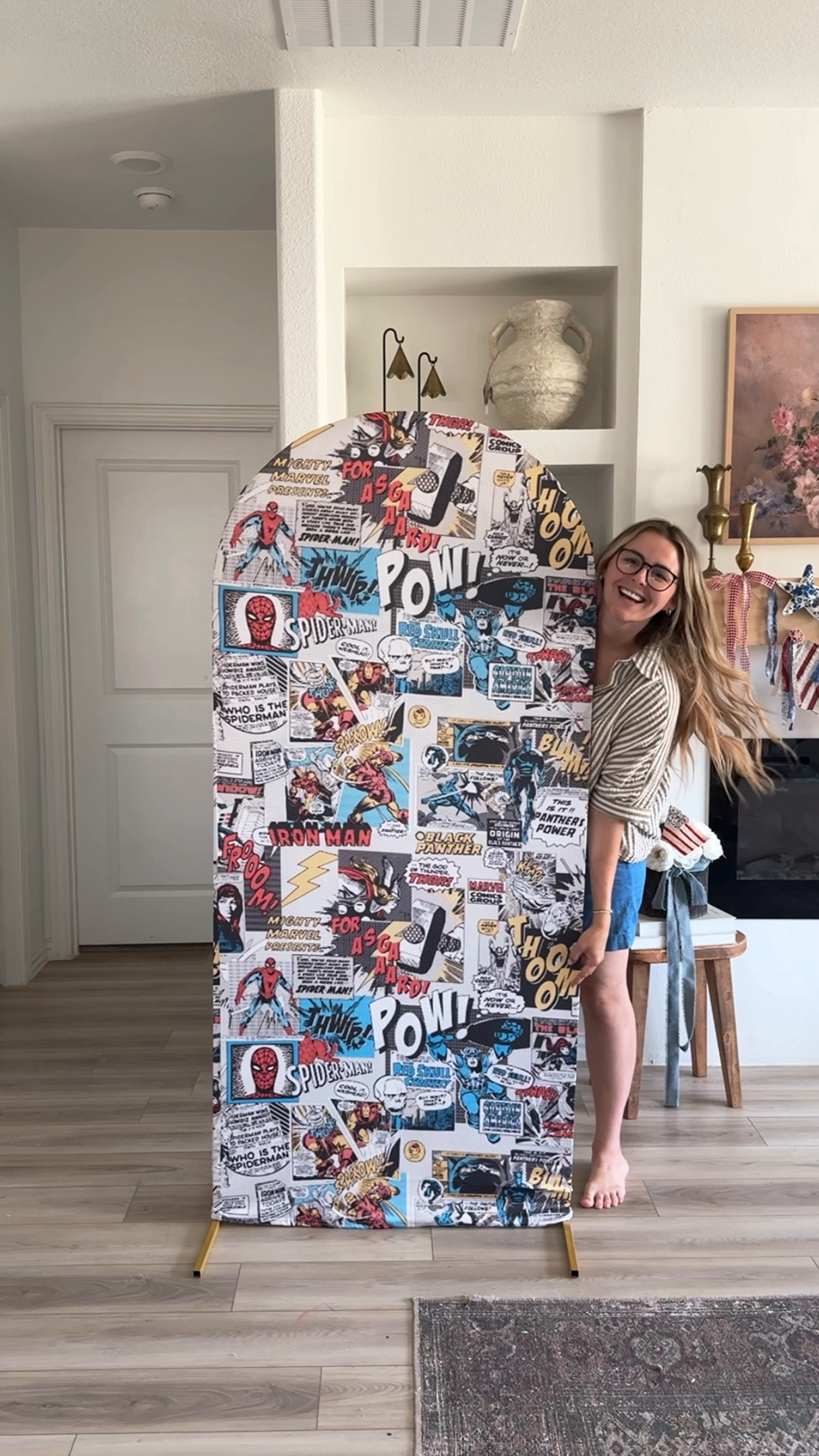 Custom Marvel arch cover for my son’s birthday! 

#LTKFamily #LTKParties