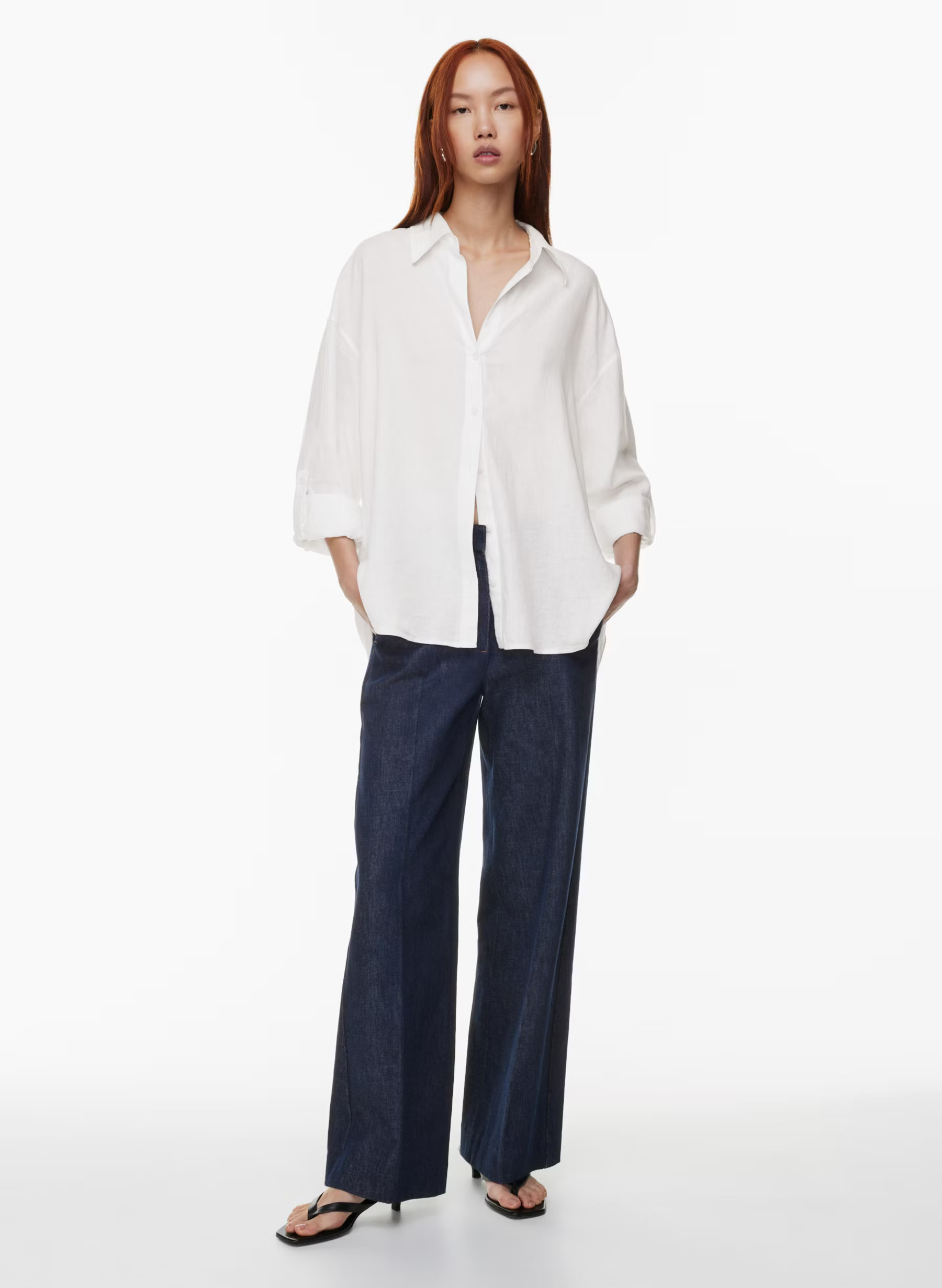 ARCHIVE LINEN SHIRT | Aritzia
