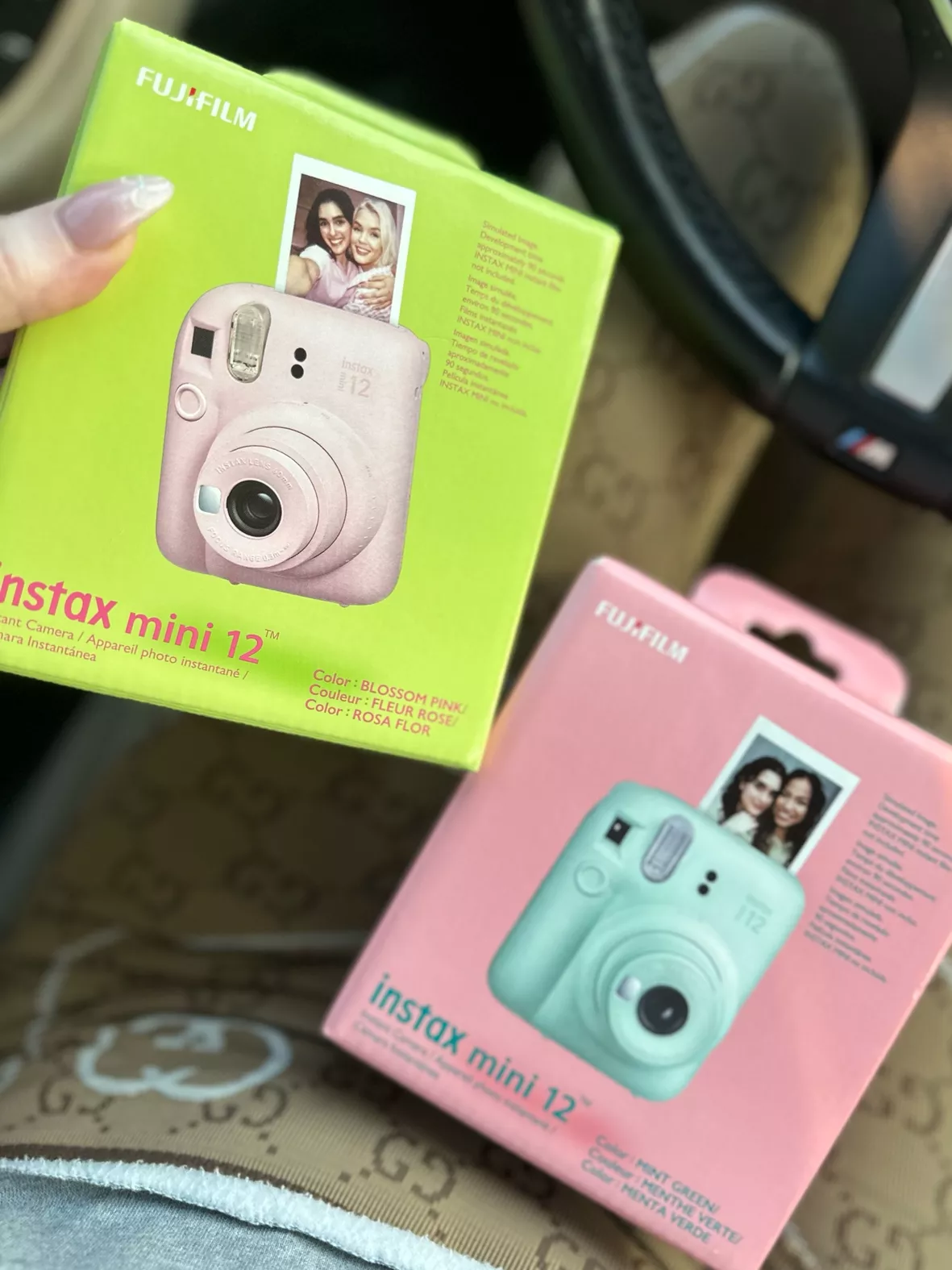 Fujifilm Instax Mini Pack de 12 Meilleurs Souvenirs Rose