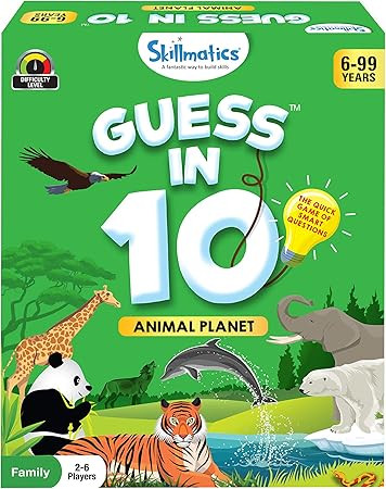 Skillmatics Educational Game : Animal Planet - Guess in 10 (Ages 6-99) | Card Game of Smart Quest... | Amazon (US)