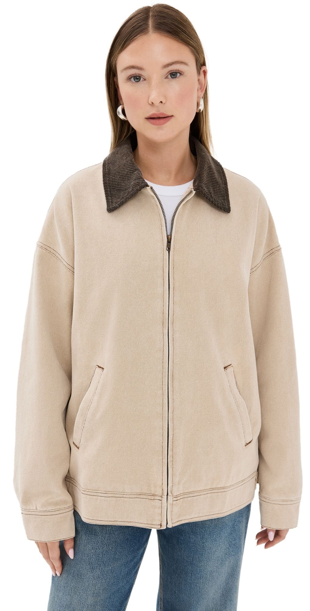 Lioness Workwear Barn Jacket Stone XXXL | Shopbop