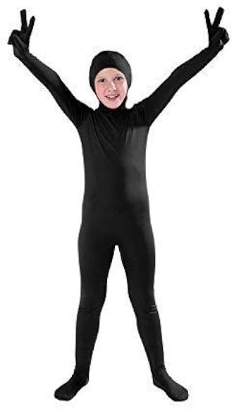 Full Bodysuit Kids Costume Open Face Spandex Stretch Zentai Child Suit | Amazon (US)