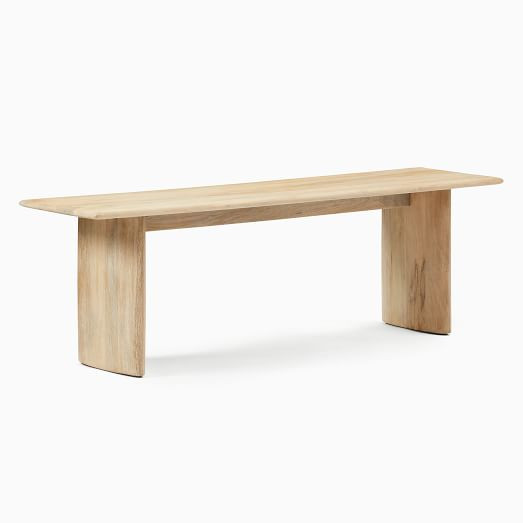 Anton Solid Wood Dining Bench (58"–72") | West Elm (US)
