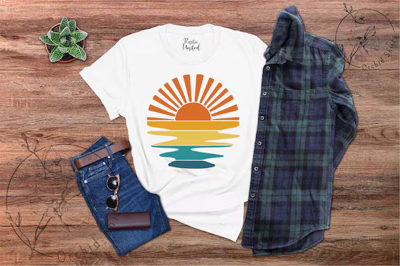 Summer Sunset Shirt Summer Vacation Gift T-shirt Summer | Etsy | Etsy (US)