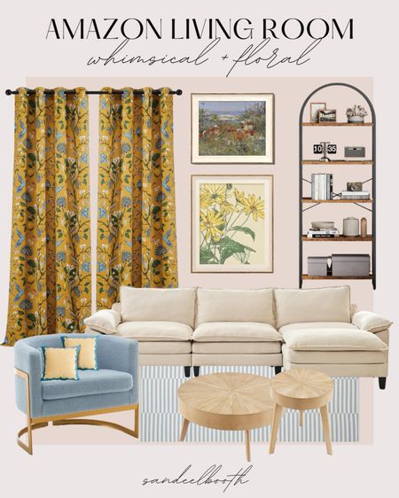 Amazon living room - whimsical and floral home decor!

Floral patterned curtains, Amazon wall art, affordable furniture, coffee table, accent chair

#LTKFamily #LTKHome #LTKStyleTip