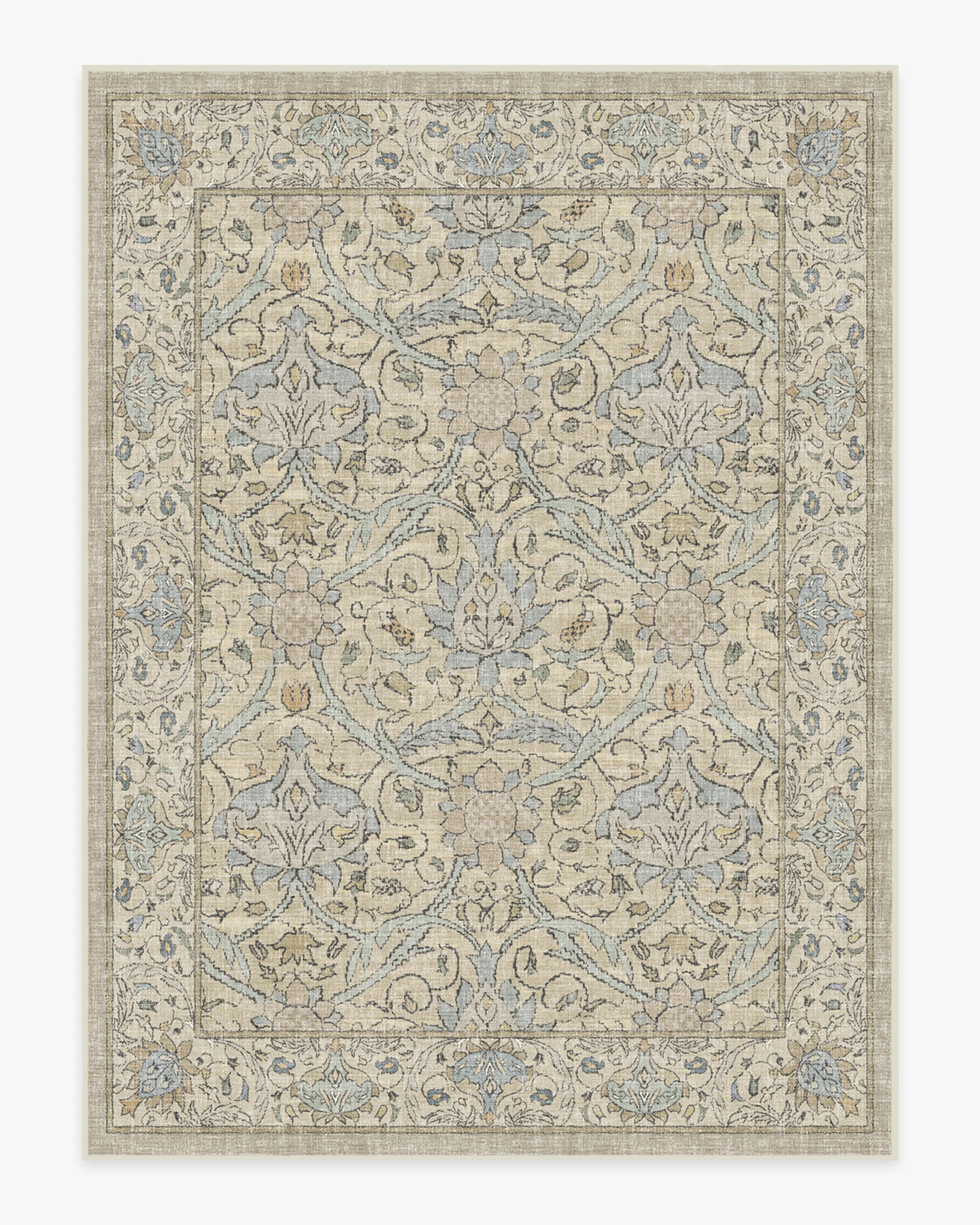 Morris & Co. Montreal Natural Jade Rug | Ruggable | Ruggable