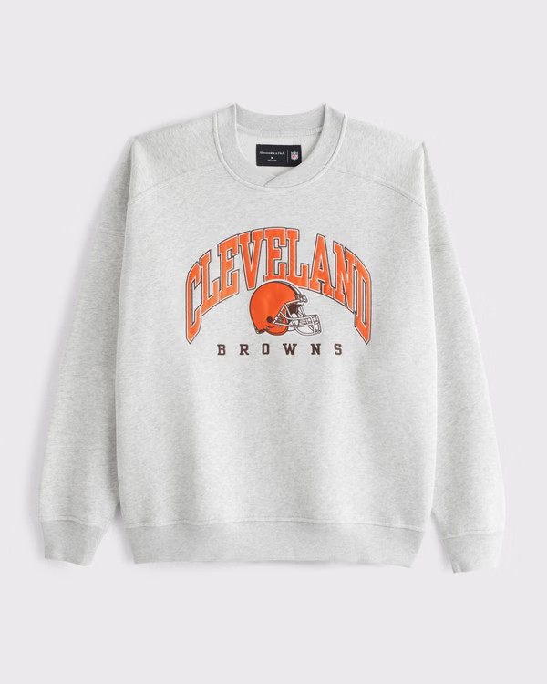 Cleveland Browns Graphic Crew Sweatshirt | Abercrombie & Fitch (US)