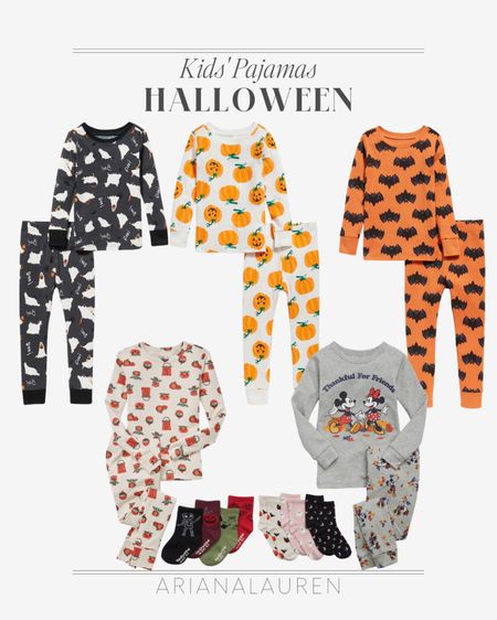 Halloween Pajamas - Kids’ Halloween Pajamas - Halloween - Kids’ Pajamas - Pumpkin Pajamas - Halloween Socks 

#LTKkids #LTKFind