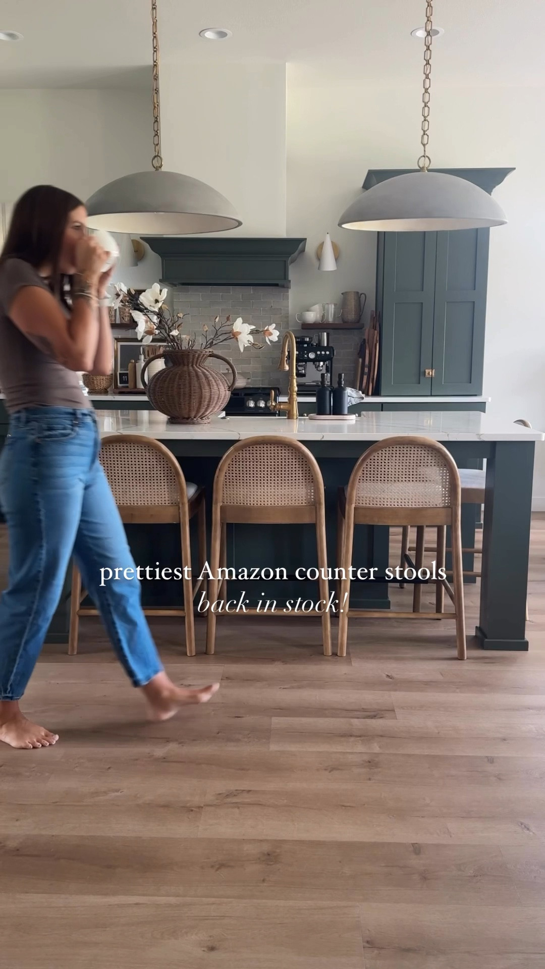 Amazon counter stools RESTOCKED and under $150 per stool 🙌

They typically sell out within ours so don’t sleep on these. Great quality and look designer (without the price). I have the beige color!

Follow @frengpartyof6 for more affordable home finds!

#amazonhomefind #amazonhome #amazondeals #neutralhomefinds #greenkitchen #affordabledecor #boujeeonabudget #kitchendesign 

#LTKHome #LTKStyleTip #LTKSaleAlert