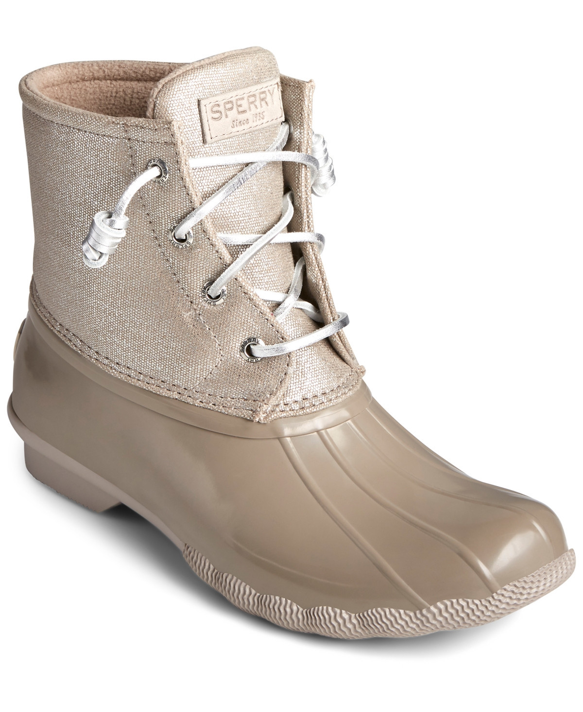 Sperry Women's Saltwater Waterproof Duck Boots, Created for Macy's - Dove | Macy's
