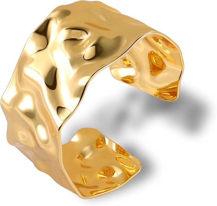 ALEXCRAFT Armreif Breit Groß Chunky Cuff Armbänder für Damen Frauen Herren | Amazon (DE)