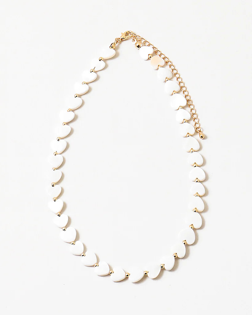 Mother of Pearl Heart Necklace | Erin McDermott Jewelry