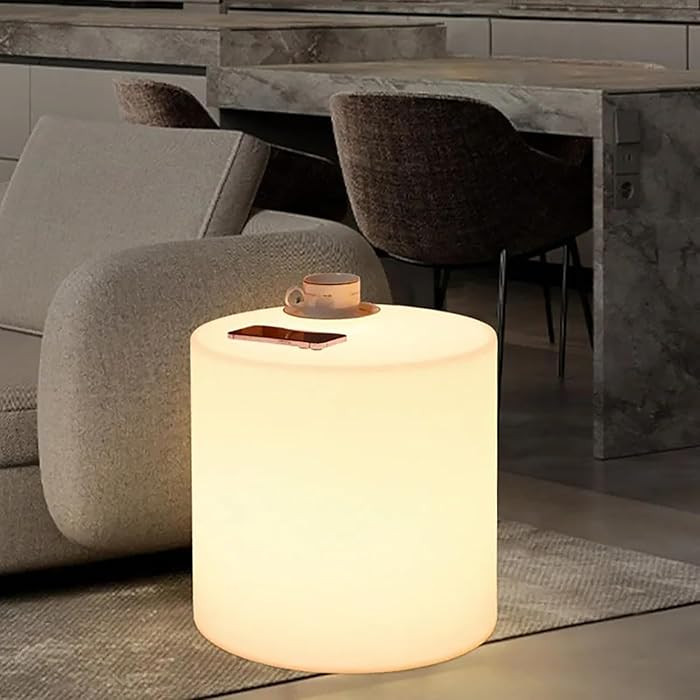 Mr.Go 16-Inch Rechargeable LED Chair Light w/Remote, 16 RGB Colors Changing Glowing Seat, Waterpr... | Amazon (US)