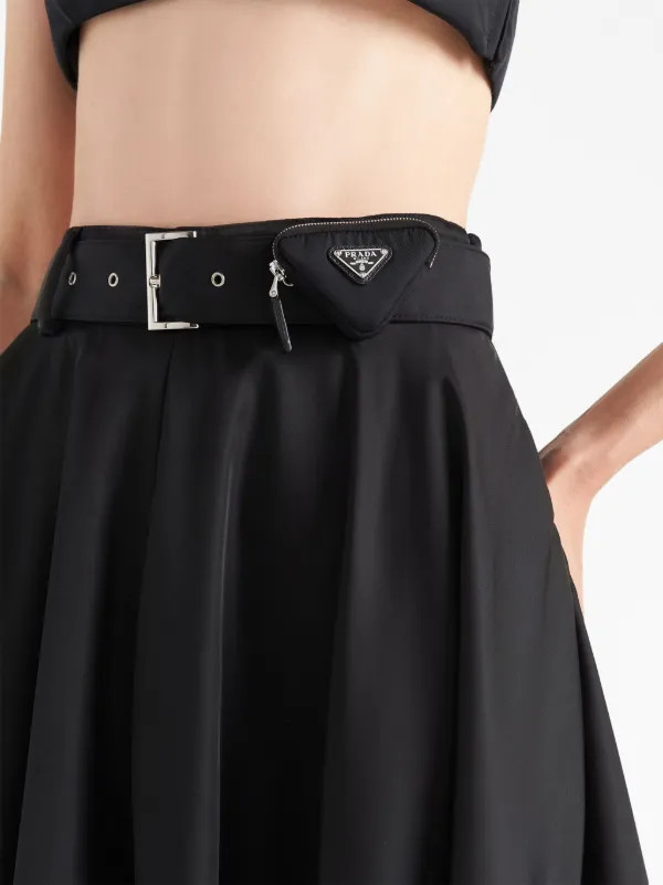 belted pleated midi skirt | Farfetch Global