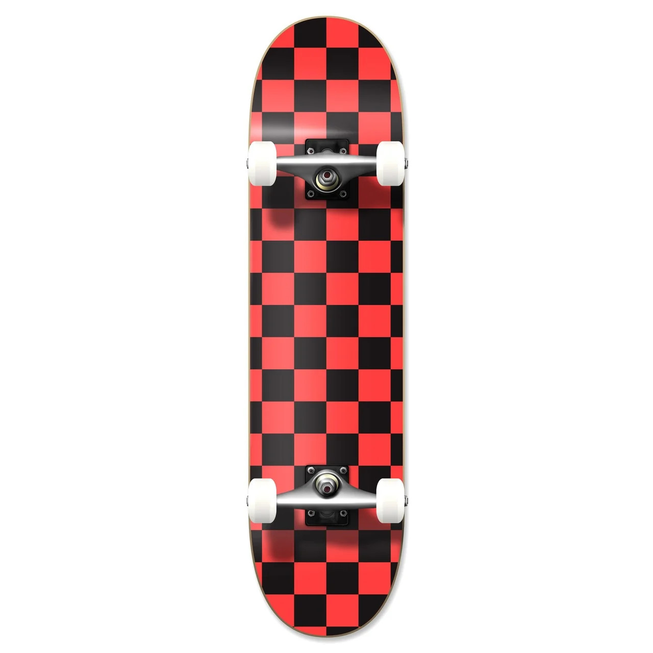 Yocaher Graphic Complete 31" x 7.75" Skateboard - Checker Orange | Walmart (US)