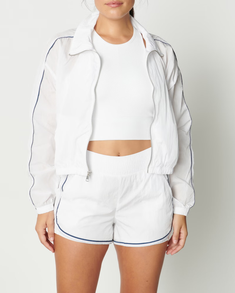 Women's YPB Nylon Windbreaker | Women's Active | Abercrombie.com | Abercrombie & Fitch (US)