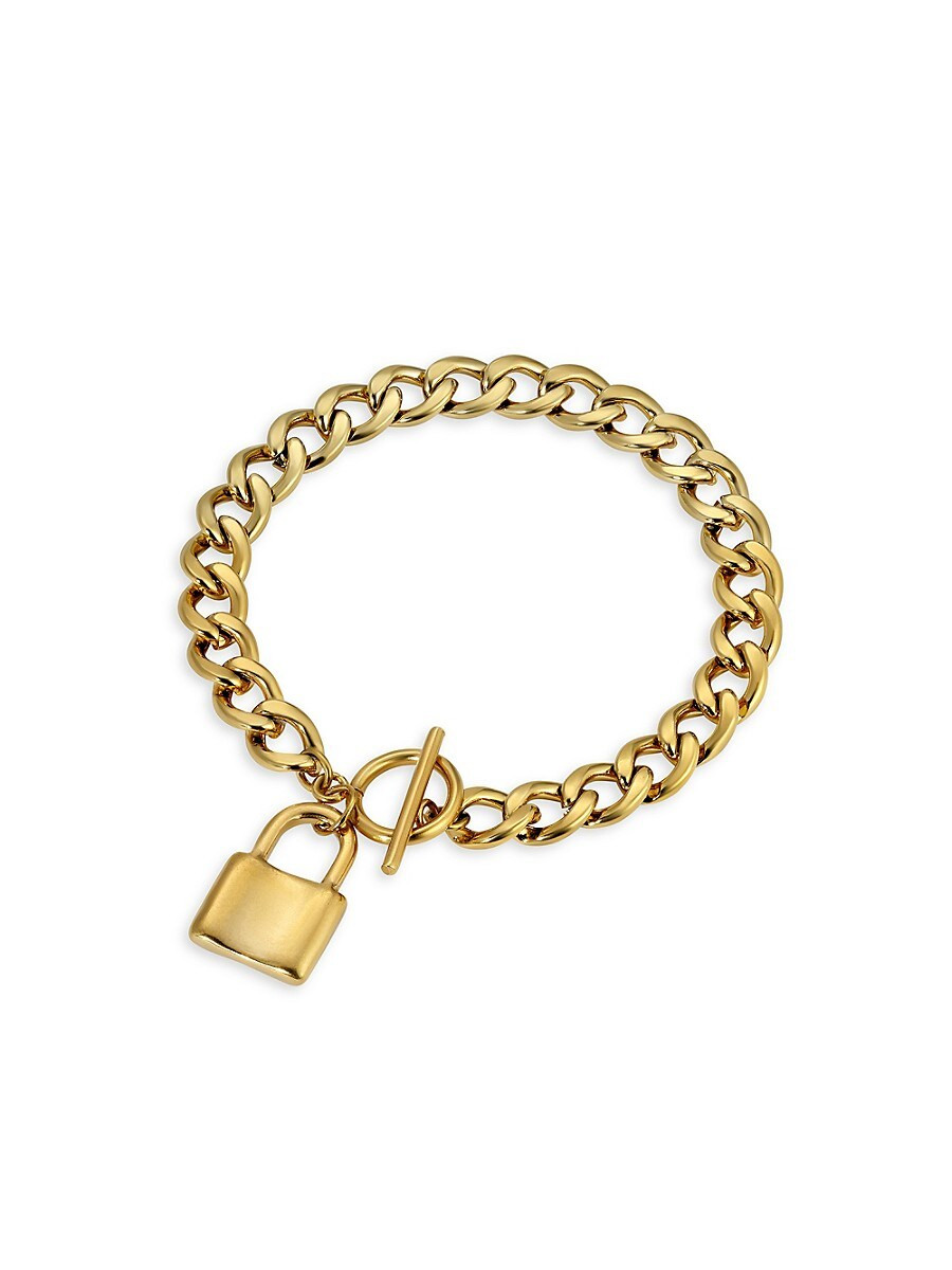 Eye Candy LA Women's Goldtone Cuban Link Bracelet | Saks Fifth Avenue OFF 5TH