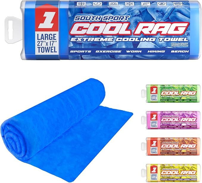 Cool Cool RAG Extreme Cooling Towel for Heat Relief - PVA Cooling Towel for Workout, Gym, Running... | Amazon (US)