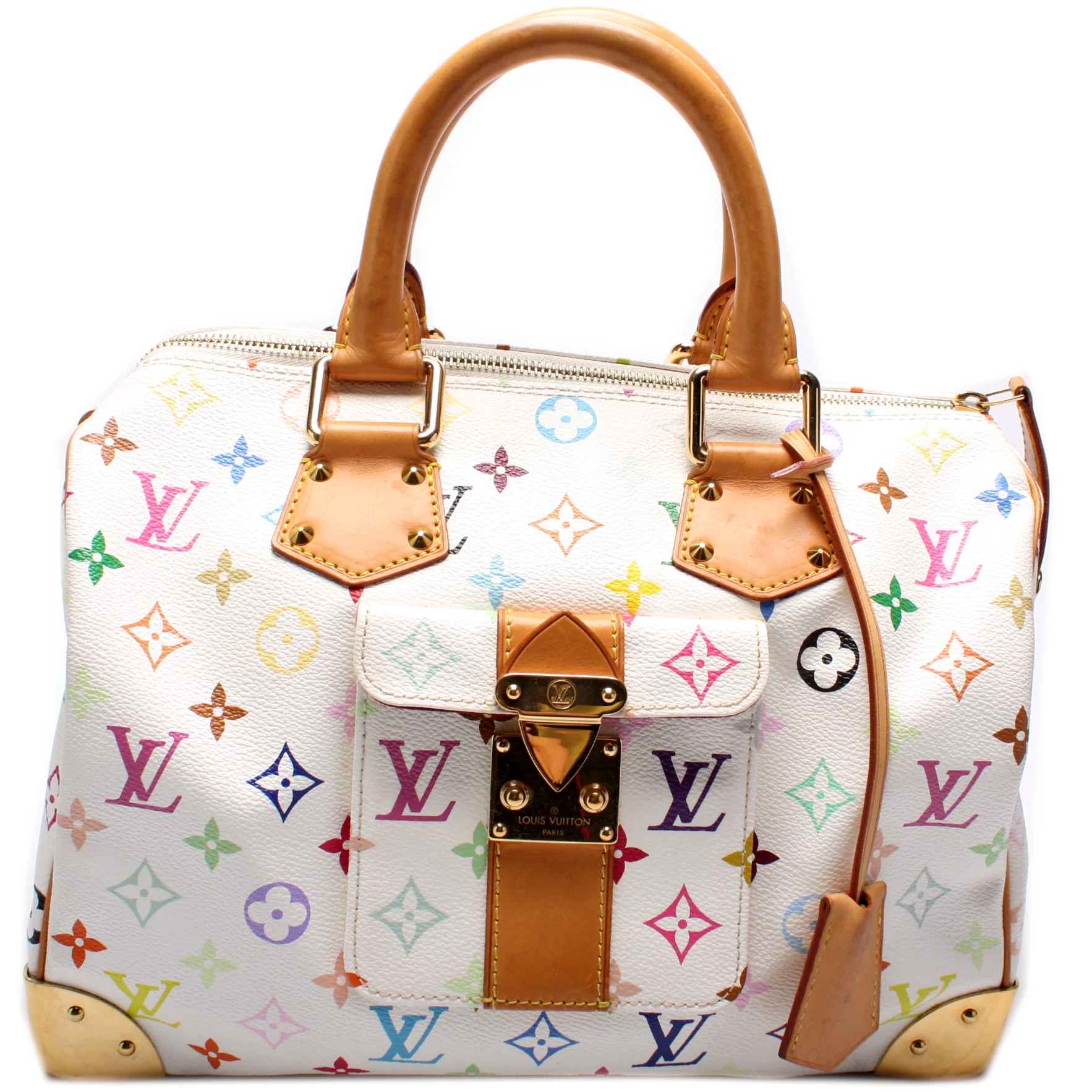 Speedy 30 Multicolor Monogram | Keeks Designer Handbags