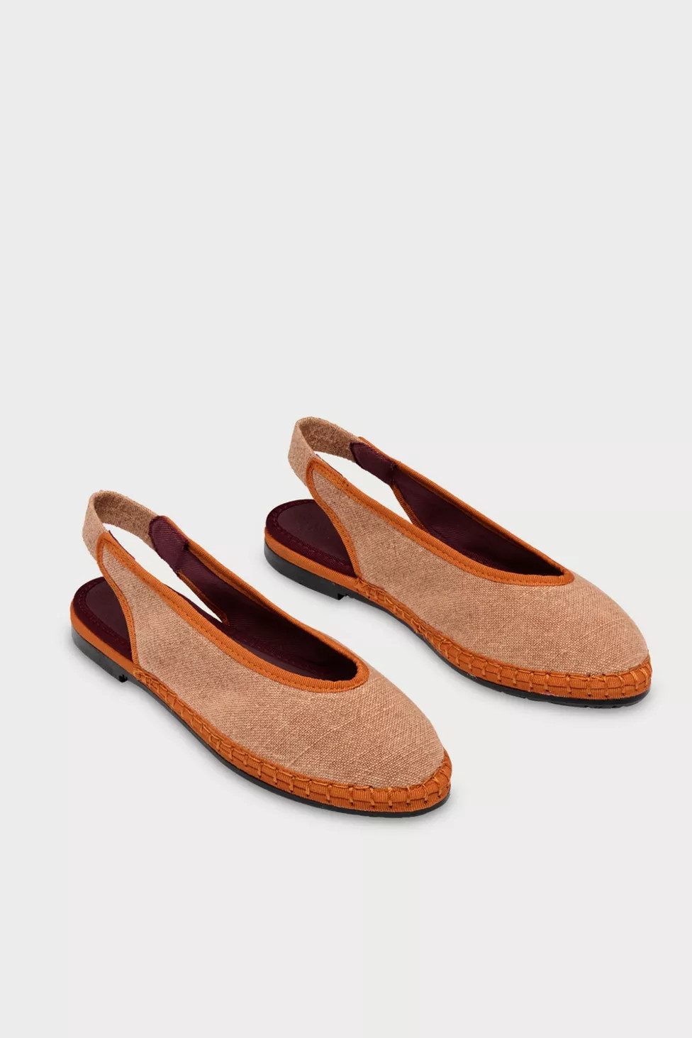 Flabelus Narnia Slingback Linen Slipper | Urban Outfitters (US and RoW)