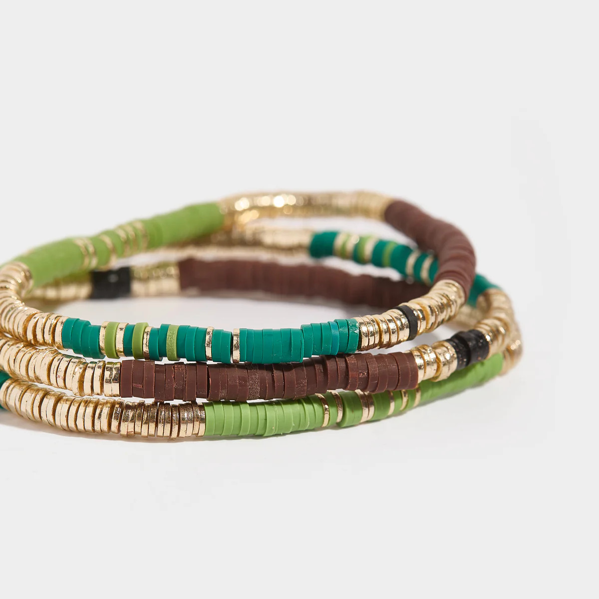 Winter Cedar Vinyl Bracelet 4mm | Allie + Bess