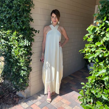 Sharing this gorgeous dress that is perfect for a spring or summer special occasion. Believe it or not this dress is priced under $40!

Special occasion maxi dress, wedding guest dress, affordable halter dress, cream maxi dress

#LTKover40 #LTKstyletip #LTKfindsunder50