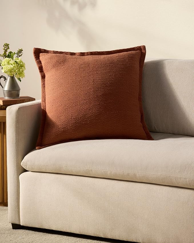 Loloi Chris Loves Julia Morris Collection PCJ0022 Orange 22'' x 22'' Cover w/Down Pillow | Amazon (US)