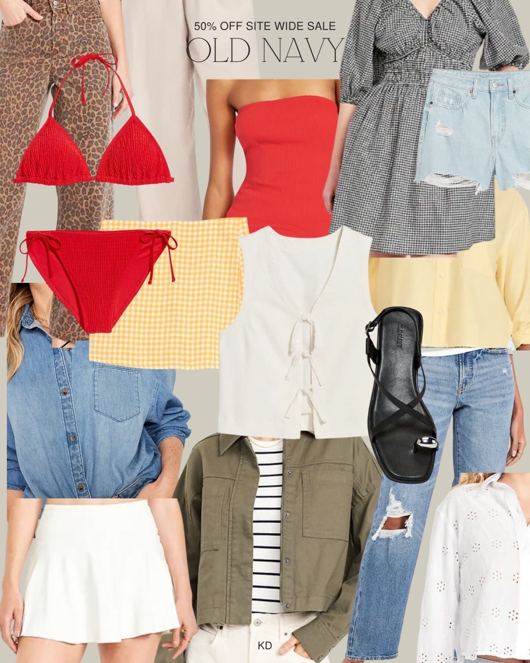 Old Navy: 50% off site wide sale

Summer fashion, spring fashion, summer outfit, spring outfit ideas, summer style, sandal finds, swimsuit, bikini, linen clothing, fashion deals, summer sale,
Festival outfit, vacay outfit, kids clothing finds, butter yellow outfit style, summer dress 

#LTKSaleAlert #LTKFindsUnder50 #LTKStyleTip