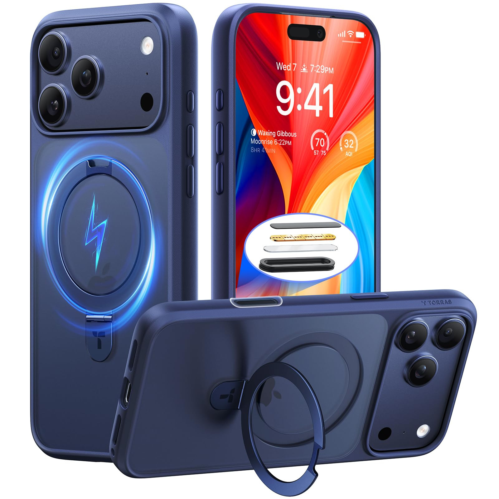 TORRAS Ostand for iPhone 17 Pro Max Case with Sturdy Stand, Camera Control Cover Compatible with ... | Amazon (US)