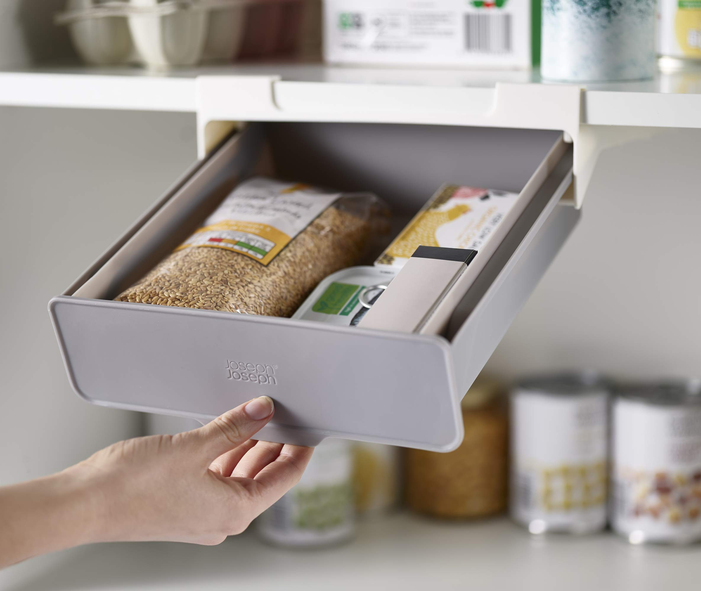 Under Shelf Pull Out Drawer Storage Organizer For Cabinet | Amazon (US)