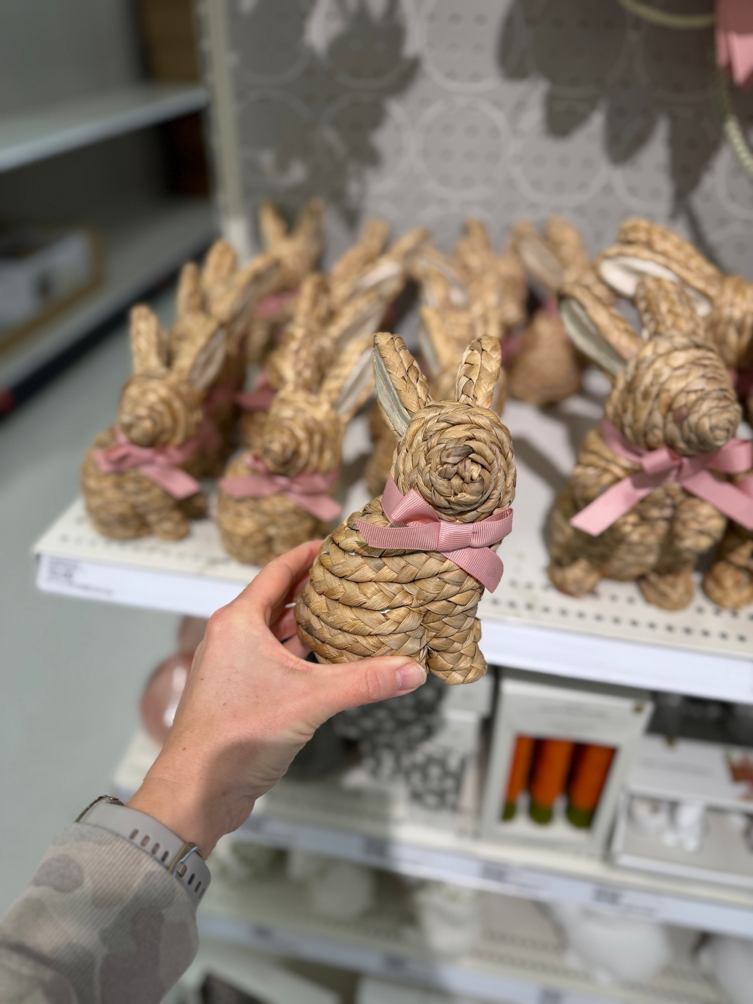 These woman bunnies from target are the cutest! I have the version from last year and I love the updated pink bow! Perfect size for a shelf or styling on your countertop.￼

#LTKSeasonal #LTKHome