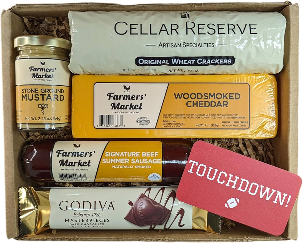 Farmers Market Charcuterie Sampler, Gourmet Meat and Cheese with Chocolate, Seasonal Gift, (Super... | Amazon (US)