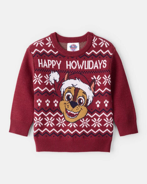 Carter's Toddler Boys Boy PAW Patrol Christmas Sweater - Red 3T Red | Carter's Inc