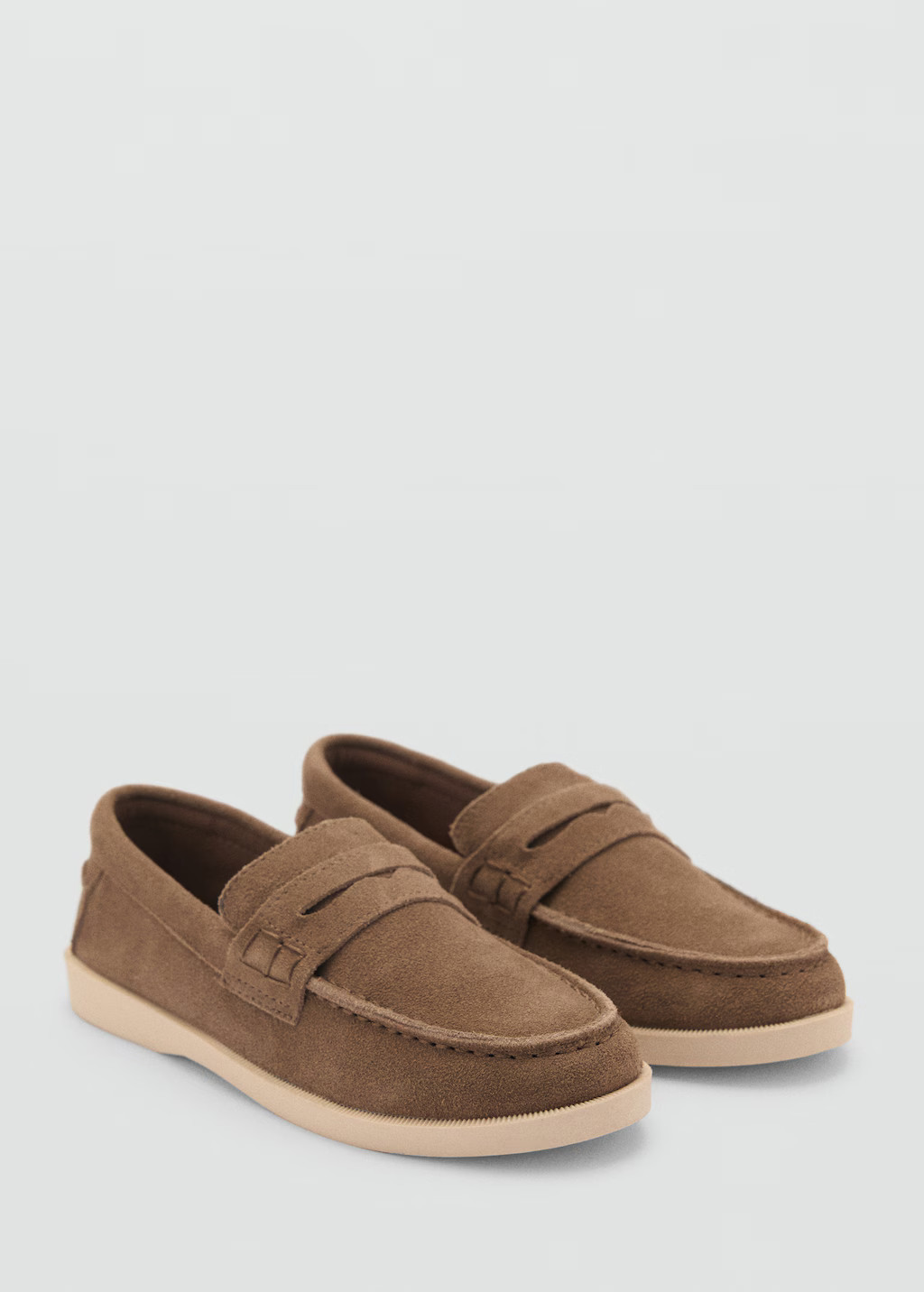 Suede leather loafers - Kids | MANGO USA | Mango (US/MX/AU)