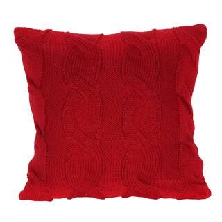 Red Cable Knit Christmas Accent Pillow by Ashland® | Michaels Stores