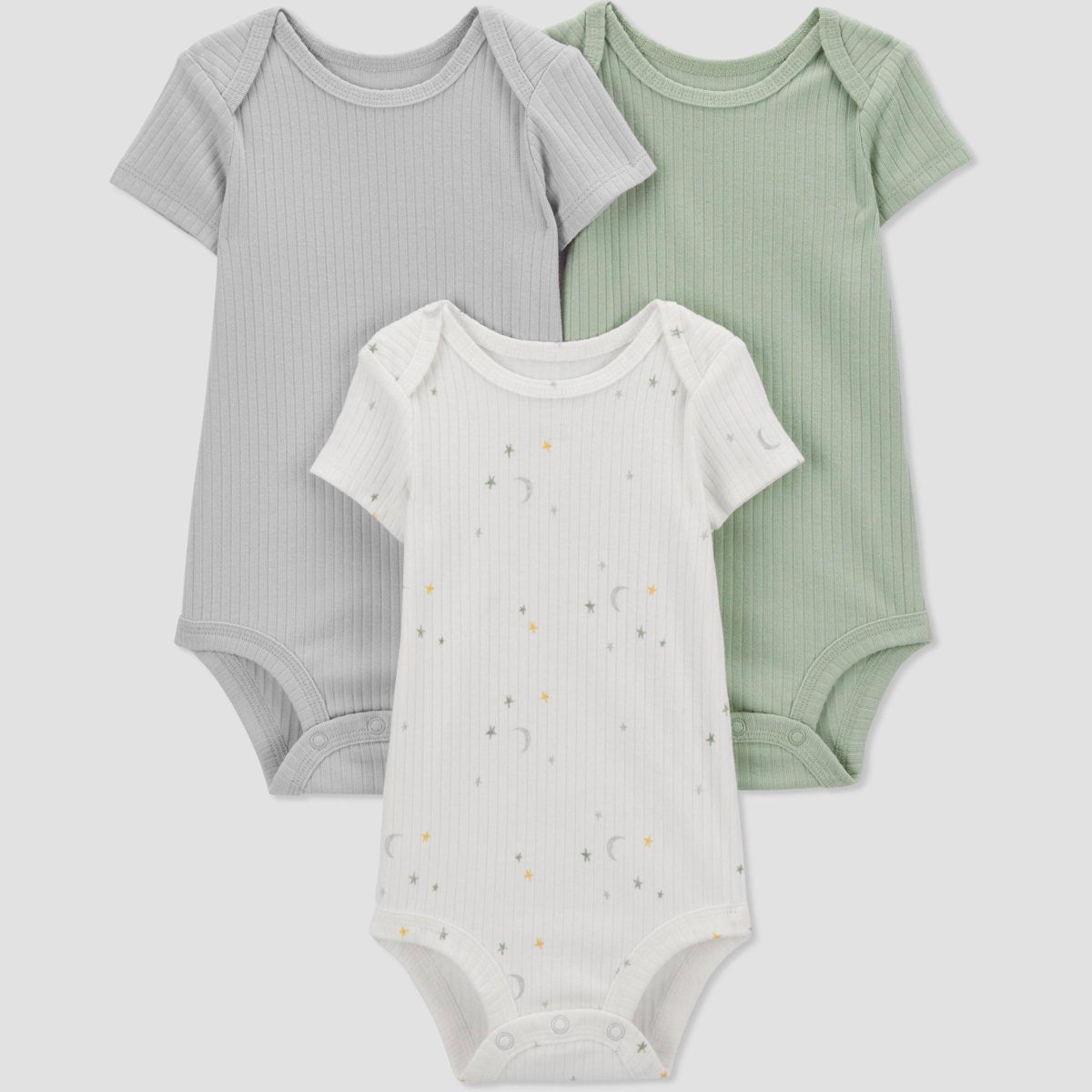 Carter's Just One You® Baby 3pk Bodysuit - Green/White | Target