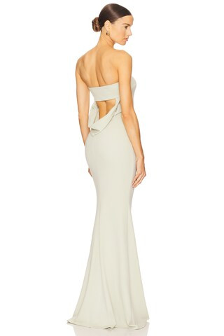 Katie May Mary Kate Gown in Sage from Revolve.com | Revolve Clothing (Global)