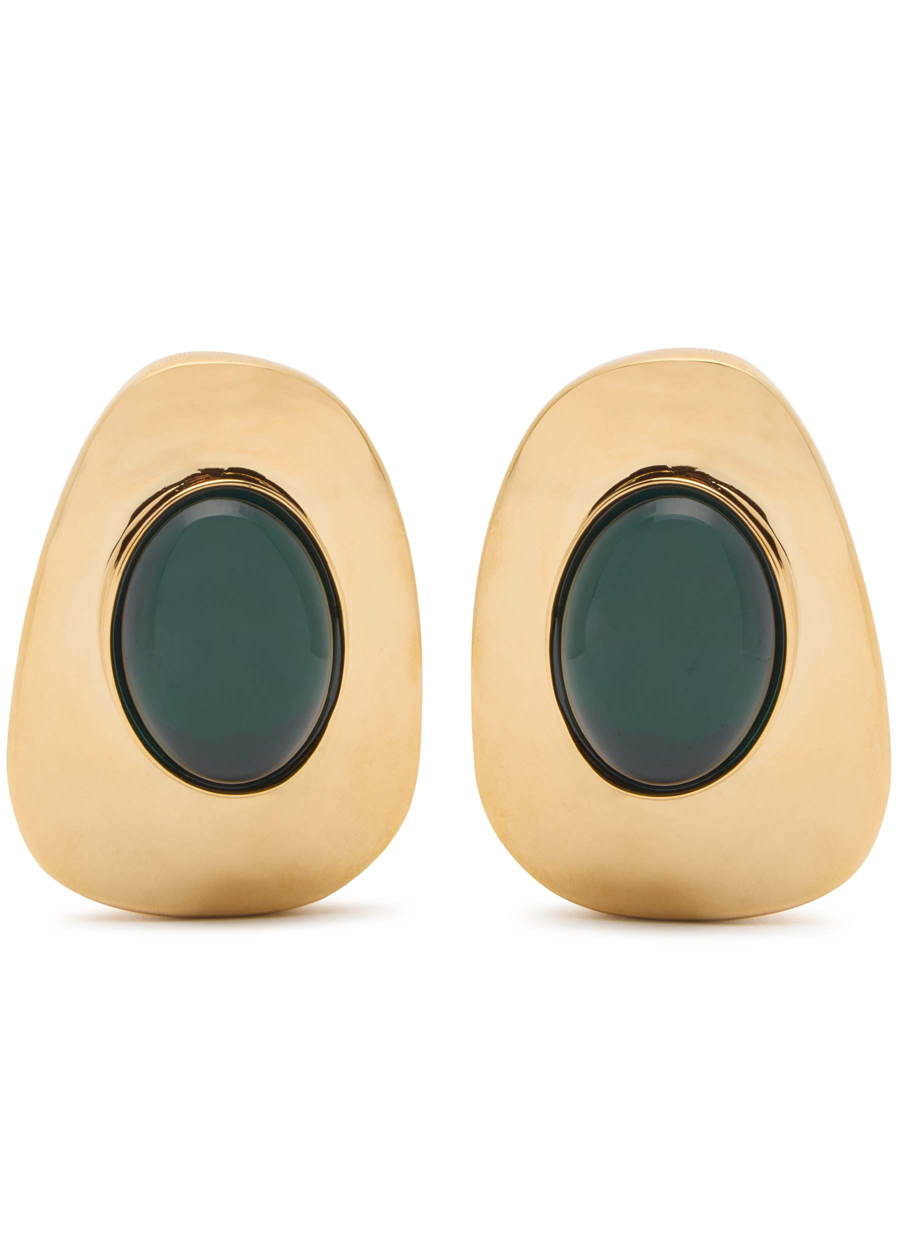Cabochon clip-on stud earrings | Harvey Nichols