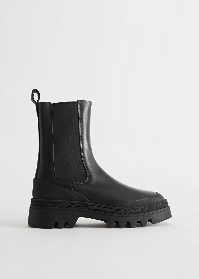 Heavy Sole Leather Chelsea Boots | & Other Stories US