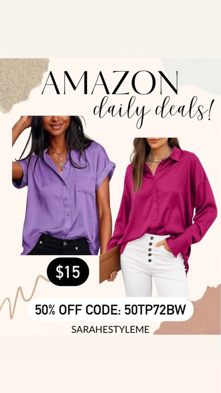 AMAZON DAILY DEALS ✨ Tues 2/20

FOLLOW ME @sarahestyleme for more Amazon daily deals, Walmart finds, and outfit ideas! 

*Deals can end/change at any time, some colors/sizes may be excluded from the promo 

@amazonfashion #founditonamazon #amazonfashion #amazonfinds #ltkunder50 #ltkfind #momstyle #dealoftheday #amazonprime #outfitideas #ltkxprime #ltksalealert  #ootdstyle #outfitinspo #dailydeals #styletrends #fashiontrends #outfitoftheday #outfitinspiration #styleblog #stylefinds #salealert #amazoninfluencerprogram #casualstyle #everydaystyle #affordablefashion #promocodes #amazoninfluencer #styleinfluencer #outfitidea #lookforless #dailydeals 

#LTKSpringSale #LTKfindsunder50
