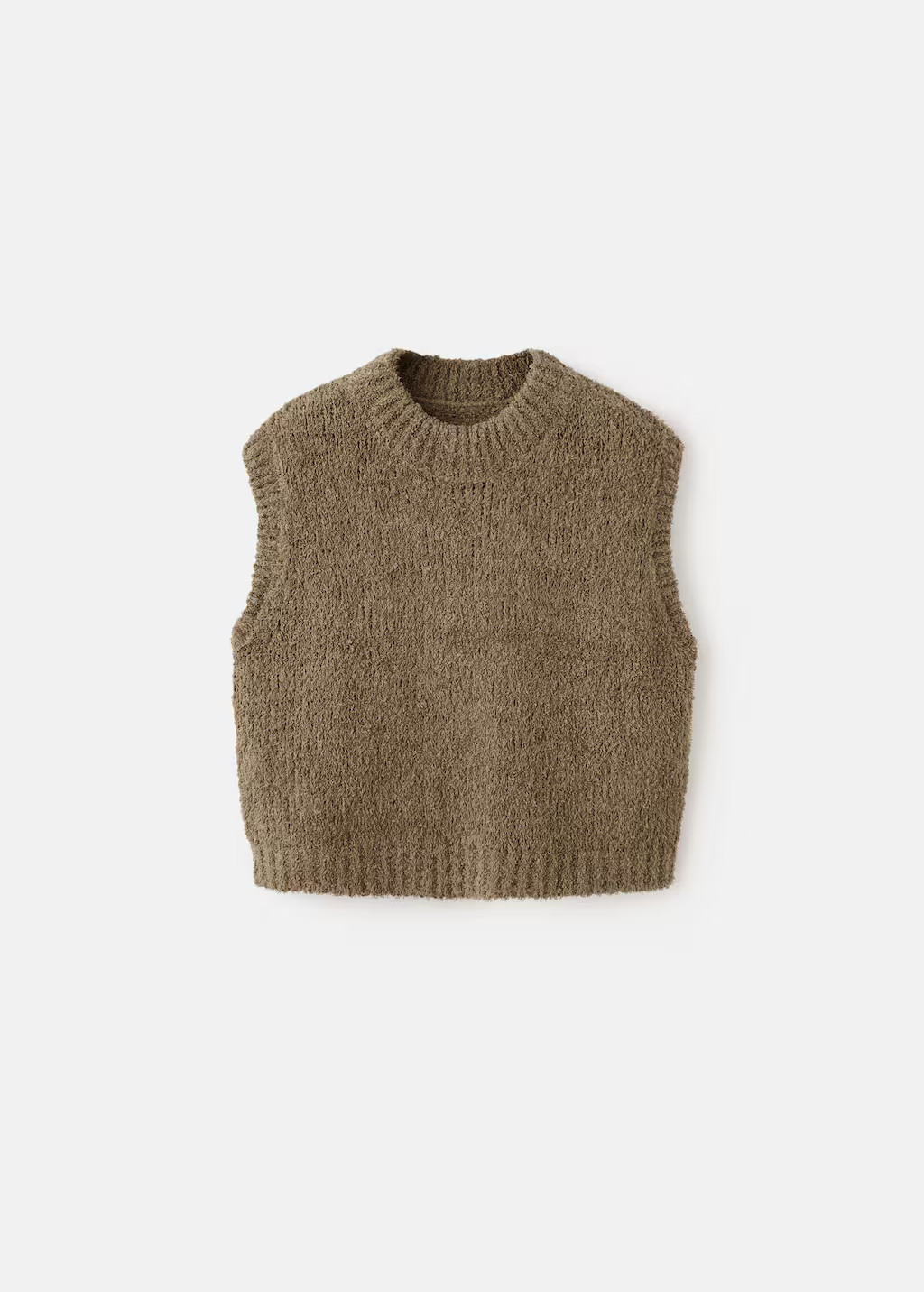 Knitted gilet chocolate - Kids - 13-14 years - MANGO KIDS | MANGO (UK)