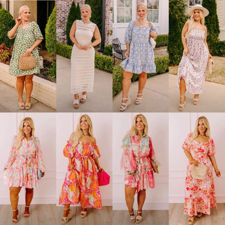 Dying over these new releases!!! 

That crochet dress with a slicked back bun OMG - spring perfection!! 

Loving all the bright colors and flowy dresses and such great prices. I have loved every item I have ordered from here. The off the shoulder dress in the tropical print is perfect for any upcoming vacation! 

Plus size boutique 
Boutique dresses
Plus size dress
Plus size spring outfit 
Plus size spring dress 
Vacation outfit 
Resortwear 
Resort wear 
Beach vacation 
Spring wedding guest dress
Wedding guest dress 

#LTKfindsunder100 #LTKSeasonal #LTKplussize