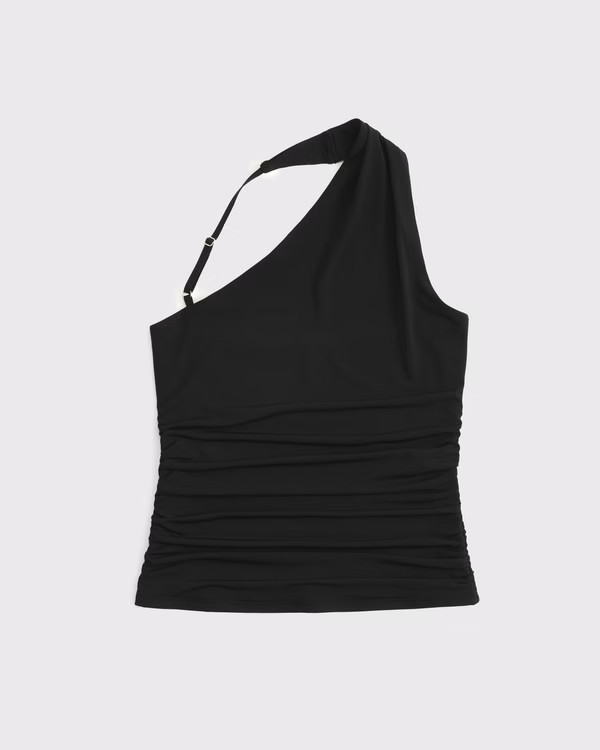 Women's Asymmetrical Strap Top | Women's Tops | Abercrombie.com | Abercrombie & Fitch (US)
