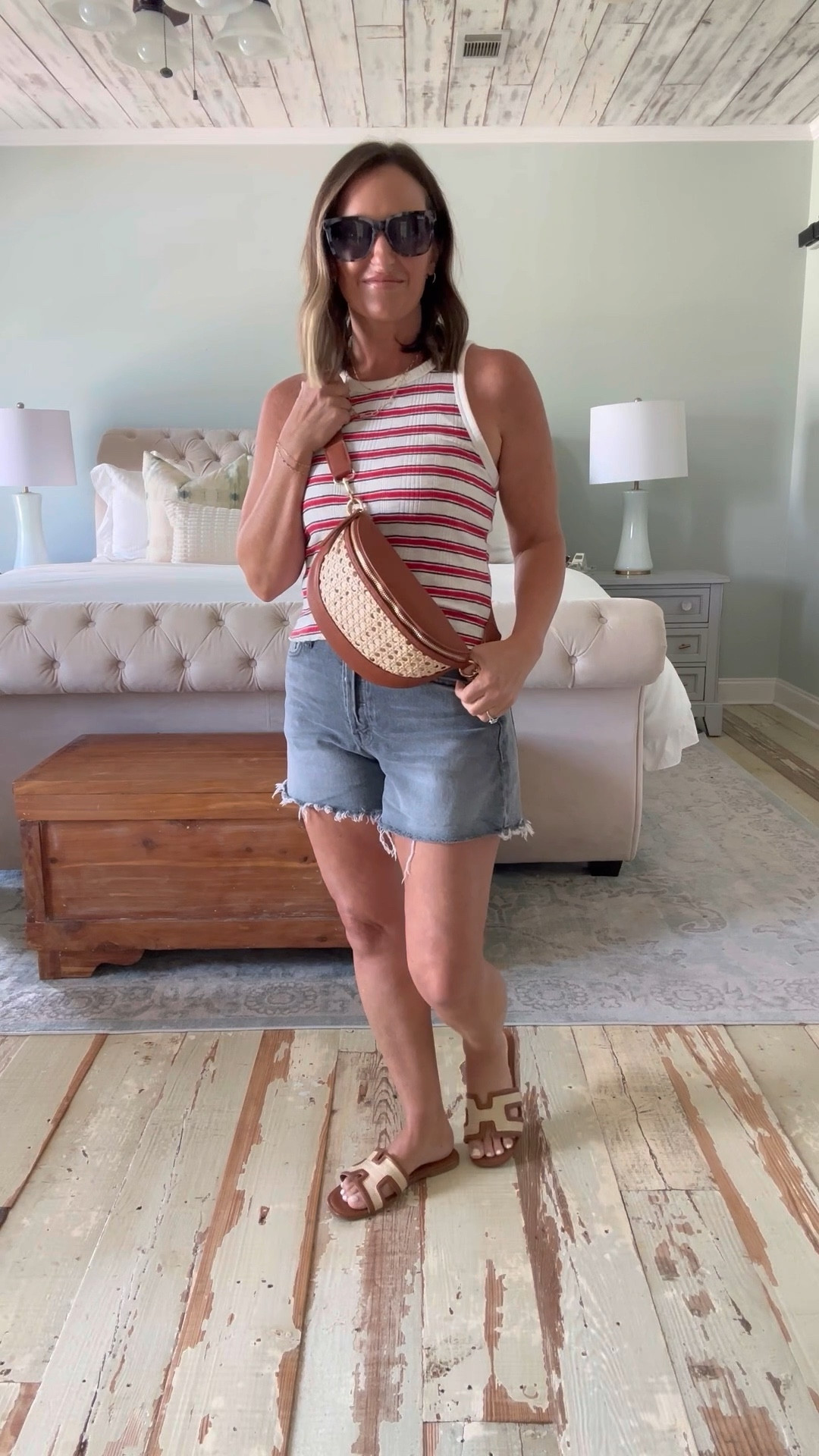 Memorial Day outfit 
Patriotic outfit 
Target style 
Mother denim 
Quay sunglasses 
Bella Rey 

#LTKPetite #LTKSeasonal #LTKOver40