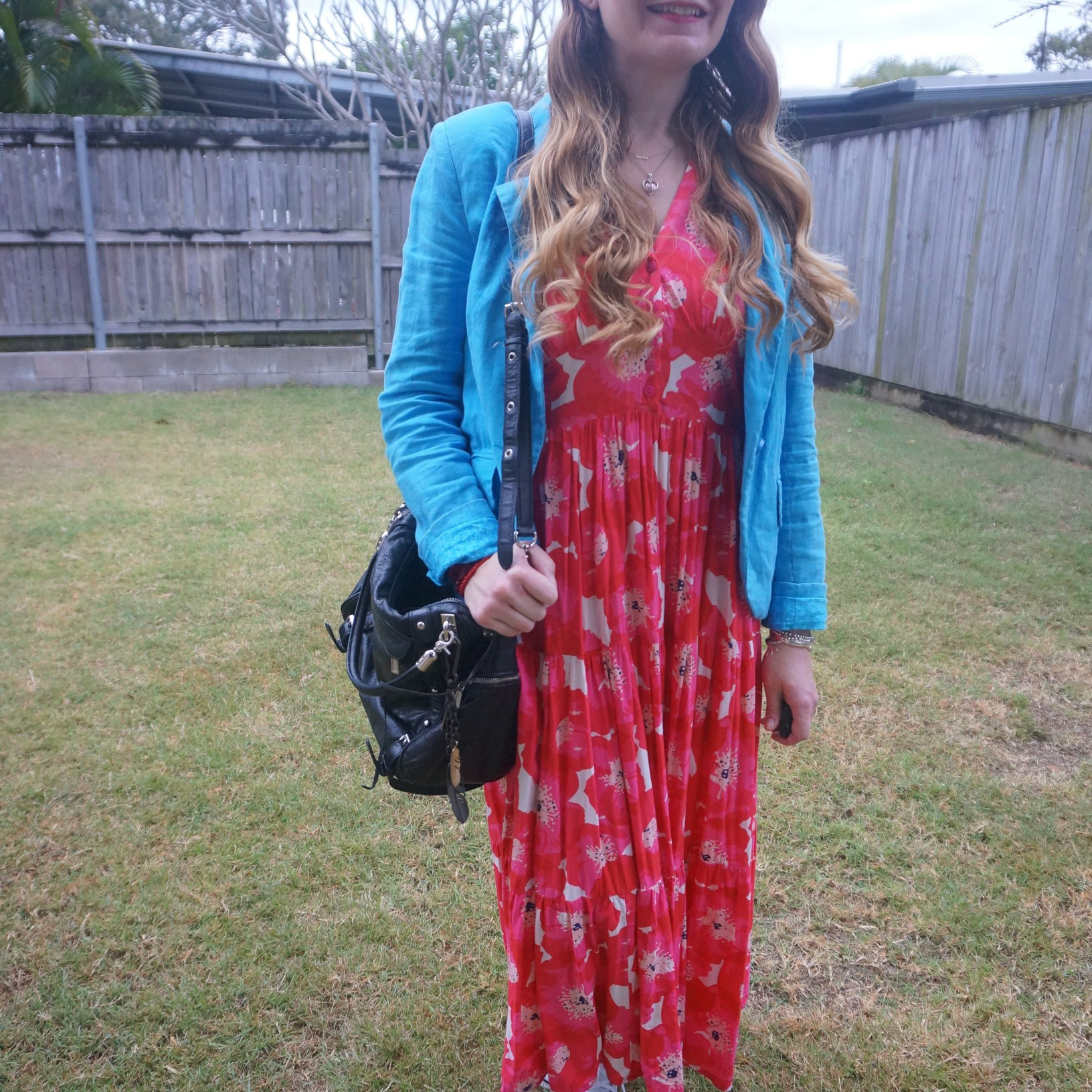 Orange Sherbet floral maxi dress with thrifted linen blazer and Rebecca Minkoff Cupid bag 💙❤️

#LTKaustralia #LTKbag #LTKspring